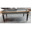 1950/70 Gerard MILLE Pour Maison Jansen Table Basse Bois Laqué Noir 120 x 80 cm