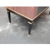 1950/70 Gerard MILLE Pour Maison Jansen Table Basse Bois Laqué Noir 120 x 80 cm