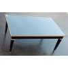1950/70 Gerard MILLE Pour Maison Jansen Table Basse Bois Laqué Noir 120 x 80 cm