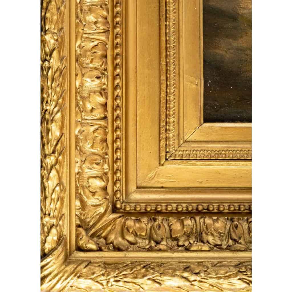 Huile sur toile bouquet de pivoine fin XIXème siècle | Biron Huile sur toile bouquet de pivoine fin XIXème siècle