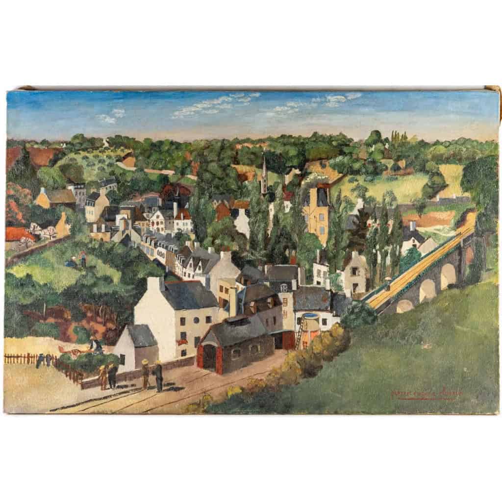 Gare de Pont-Aven peinte par Pierre-Eugène Clairin en 1922 | Biron |||||||