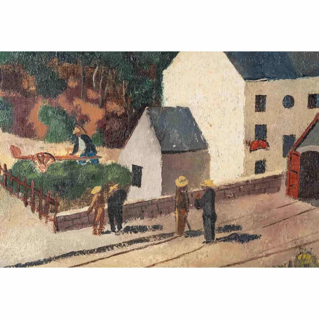 Gare de Pont-Aven peinte par Pierre-Eugène Clairin en 1922 | Biron Gare de Pont-Aven peinte par Pierre-Eugène Clairin en 1922