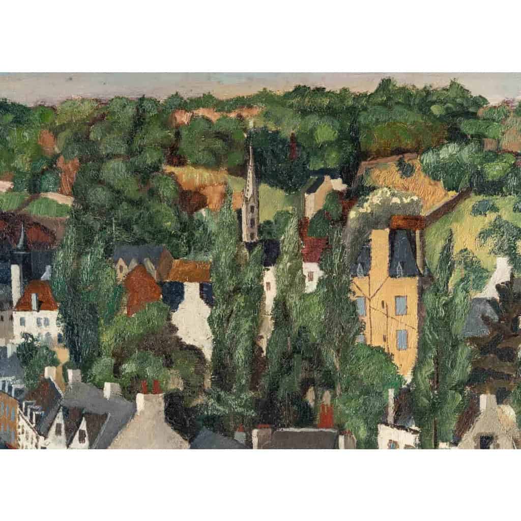 Gare de Pont-Aven peinte par Pierre-Eugène Clairin en 1922 | Biron Gare de Pont-Aven peinte par Pierre-Eugène Clairin en 1922