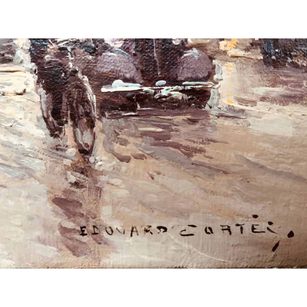 CORTES Edouard Rue Royale Et La Madeleine, Jour d’Automne Huile Sur Toile Signée Certificat d’authenticité | Biron Cortes Edouard Rue Royale Et La Madeleine, Jour d'Automne Huile Sur Toile Signée