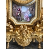 Garniture De Cheminée En Bronze Doré Et Porcelaine, époque Napoléon III | Biron Garniture De Cheminée En Bronze Doré Et Porcelaine, époque Napoléon III
