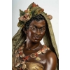 Sculpture orientaliste, femme danseuse, Napoléon III XIXème siècle | Biron Sculpture orientaliste, femme danseuse, Napoléon III XIXème siècle