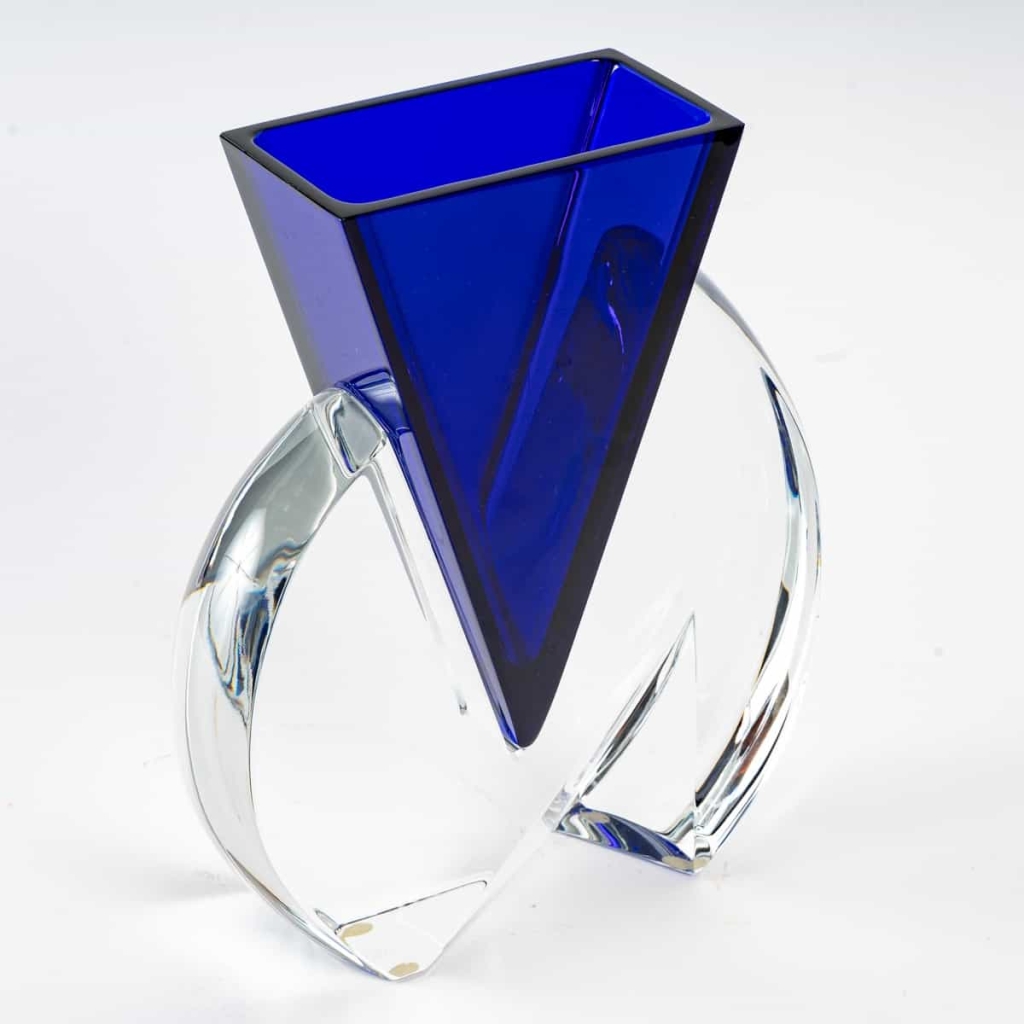 Cristallerie Baccarat Vase « Vecteur » par Nicolas Triboulot | Biron ||||||||
