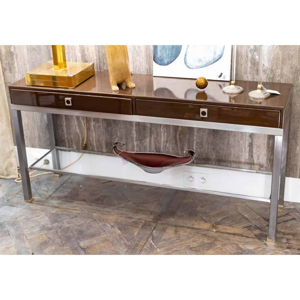 Guy Lefèvre pour Maison Jansen, Console, années 1970 | Biron Guy Lefèvre pour Maison Jansen, Console, années 1970