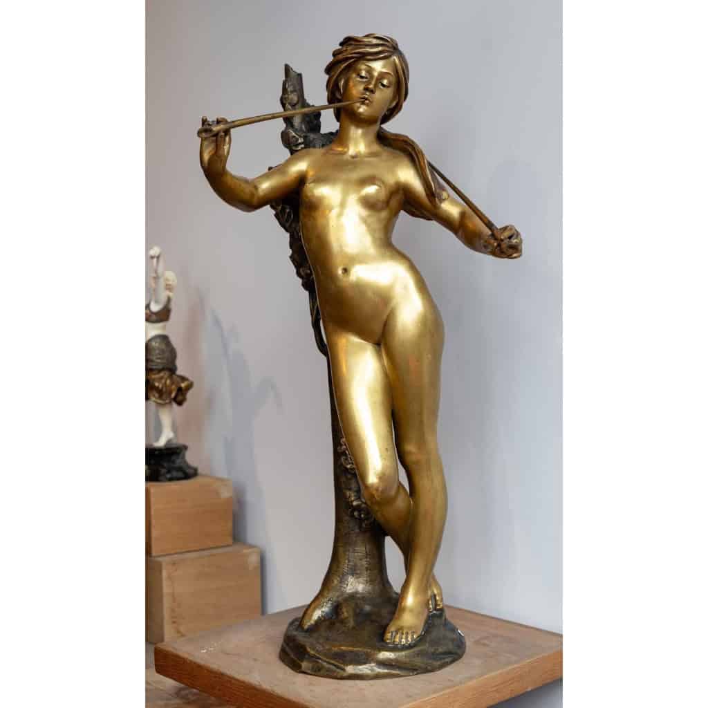 La muse des bois, bronze signé Albert Lefeuvre, Début XXème siècle | Biron ||||||||