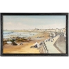 Huile sur toile représentant une vue des sables d’Olonne à marée basse, signée G. Augizau, XXème siècle | Biron |||||||||
