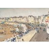 Huile sur toile représentant une vue des sables d’Olonne à marée basse, signée G. Augizau, XXème siècle | Biron Huile sur toile représentant une vue des sables d'Olonne à marée basse, signée G. Augizau, XXème siècle
