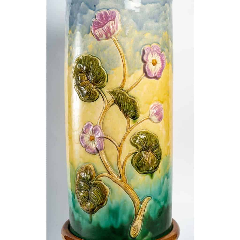 Porte parapluie en porcelaine du XXème siècle | Biron Porte parapluie en porcelaine du XXème siècle