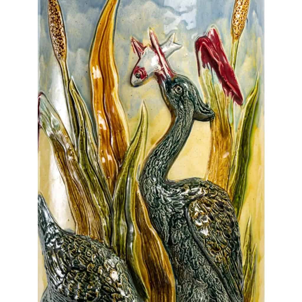 Porte parapluie en porcelaine du XXème siècle | Biron Porte parapluie en porcelaine du XXème siècle