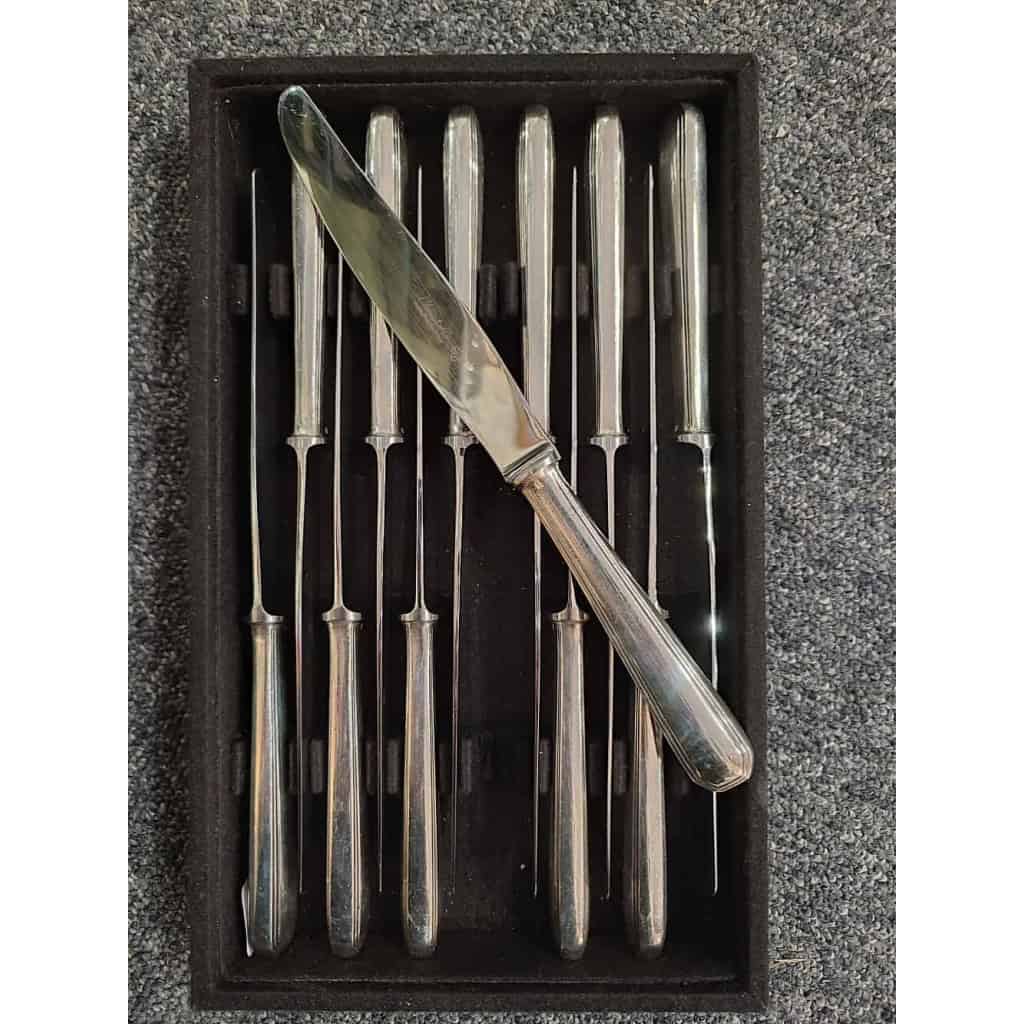 Christofle – modèle « America » ménagère 105 pièces | Biron Christofle - modèle "America" ménagère 105 pièces