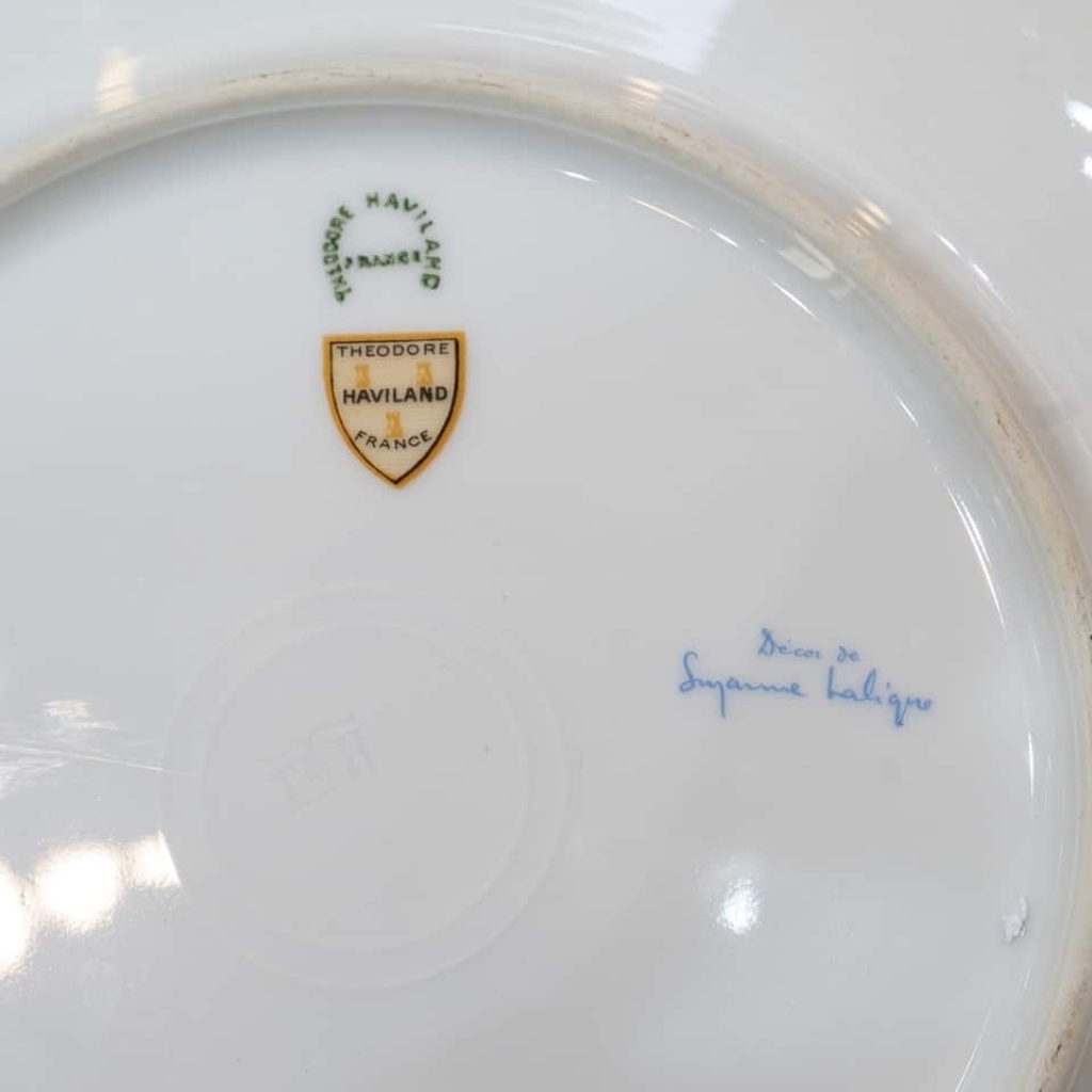 Suzanne Lalique - Haviland - service "créole" - porcelaine de Limoges - 1931