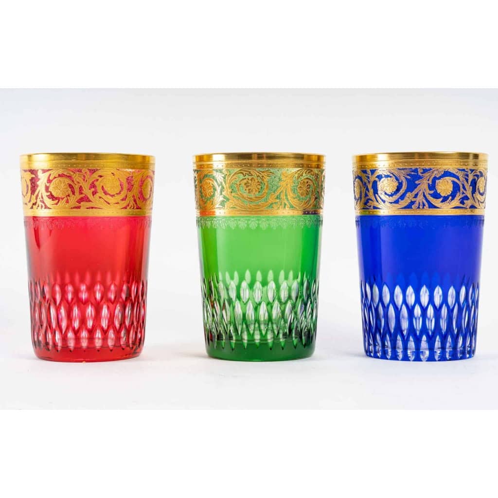 Cristallerie Saint Louis Thistle Verres à Thé Couleur | Biron Cristallerie Saint Louis Thistle Verres à Thé Couleur