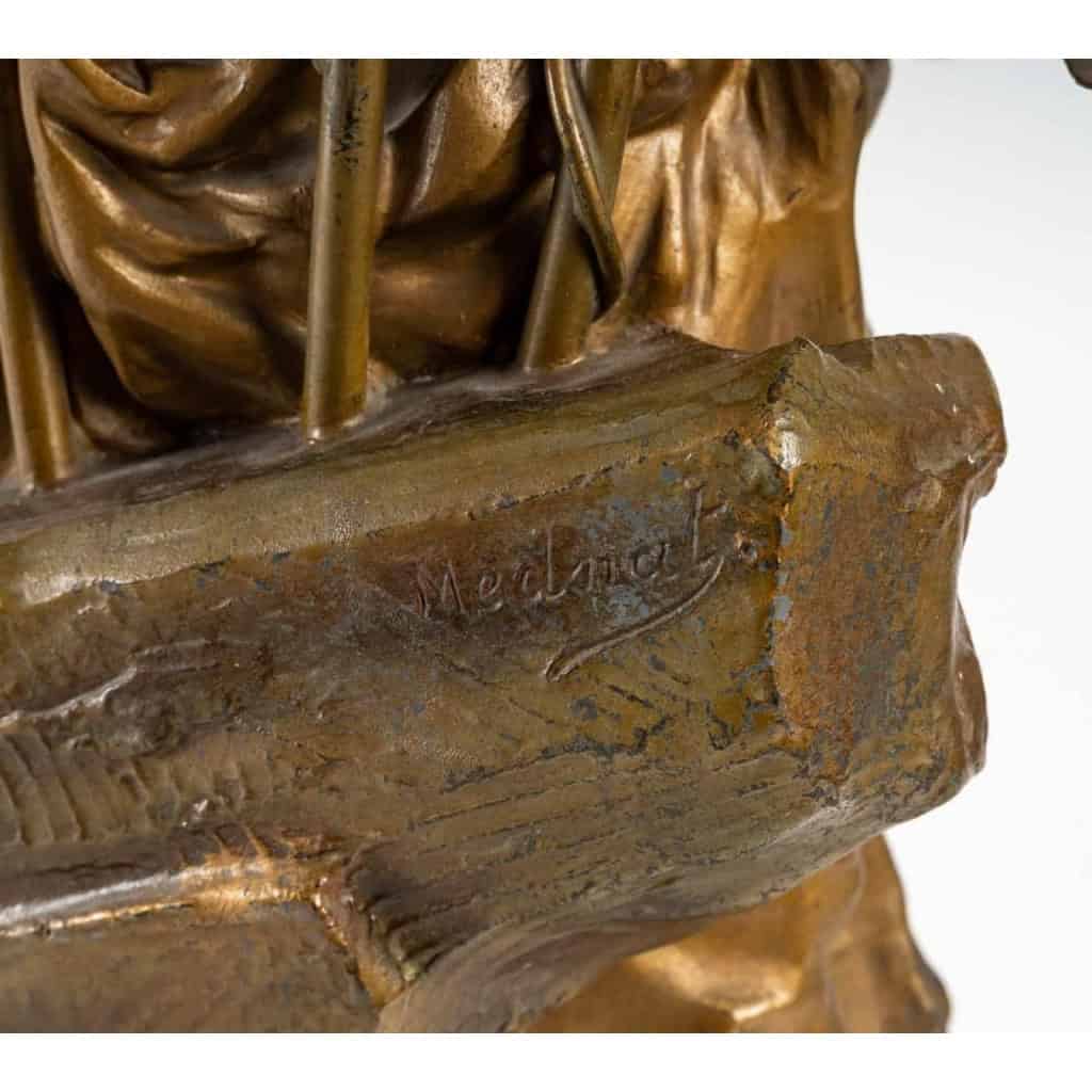 Lampe Perrette et le pot à lait, Medhat, Début XXème siècle | Biron Lampe Perrette et le pot à lait, Medhat, Début XXème siècle