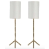 Paire contemporaine de lampes de table Ribambelle, édition Vingtième | Biron ||||||