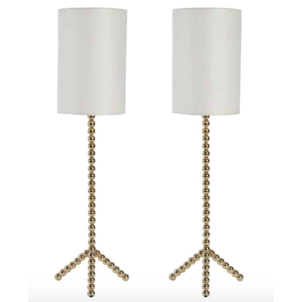 Paire contemporaine de lampes de table Ribambelle, édition Vingtième | Biron ||||||