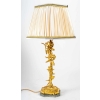 Lampe en bronze doré fin XIXème siècle | Biron Lampe en bronze doré fin XIXème siècle