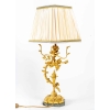 Lampe en bronze doré fin XIXème siècle | Biron Lampe en bronze doré fin XIXème siècle