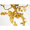 Lampe en bronze doré fin XIXème siècle | Biron Lampe en bronze doré fin XIXème siècle