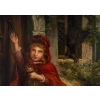 Paie de tableaux, petit chaperon rouge, XIXème siècle | Biron Paie de tableaux, petit chaperon rouge, XIXème siècle