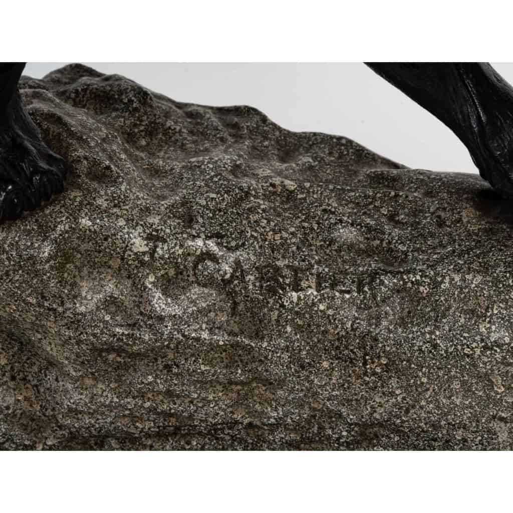 Bronze du début du XXème siècle représentant un Félin | Biron Bronze du début du XXème siècle représentant un Félin