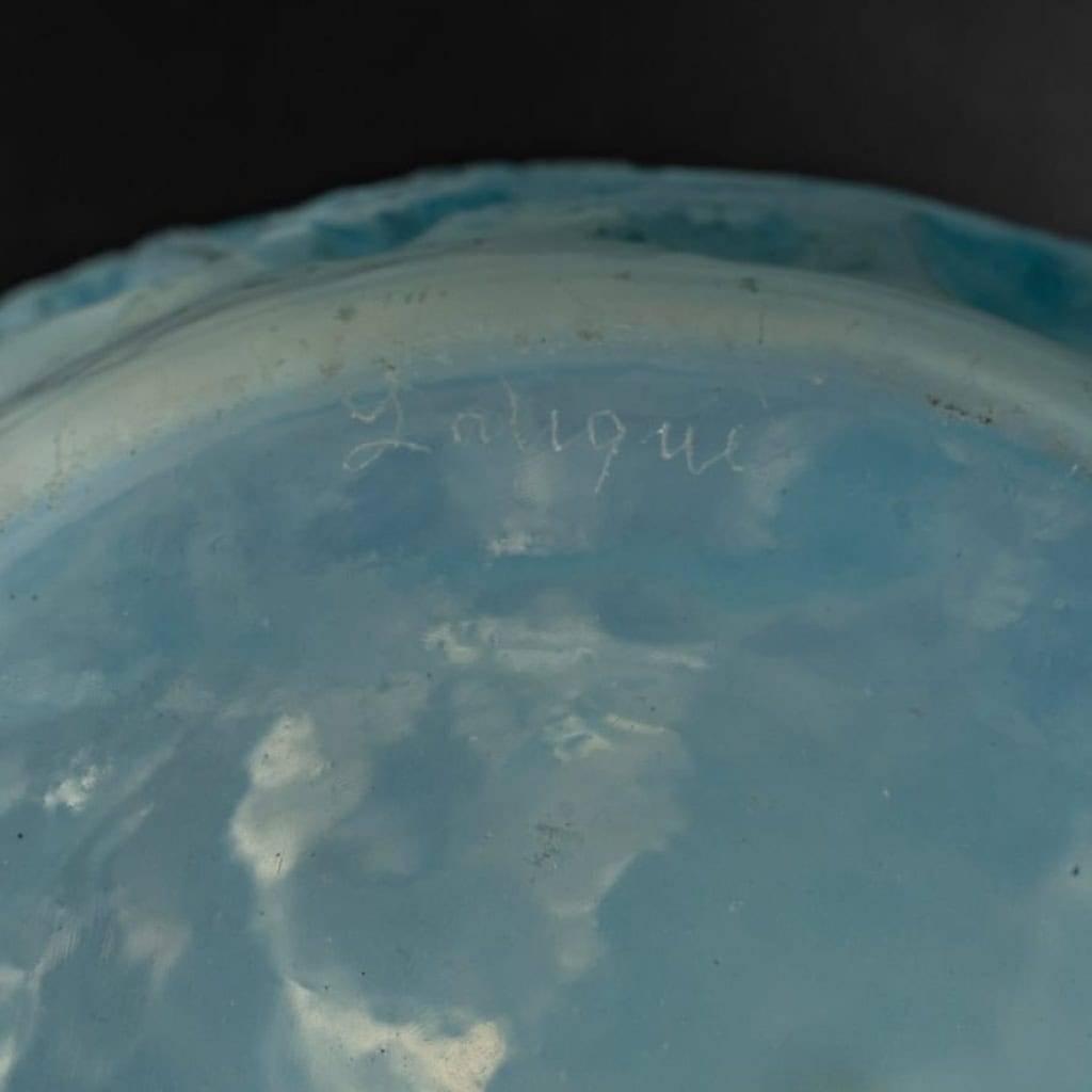 René Lalique 1919 – Vase Perruches Opalescent | Biron René Lalique 1919 - Vase Perruches Opalescent