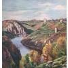 Eugène Alluaud Vue Des Ruines De Crozant Ecole Française 20è Siècle Huile Signée Certificat d’authenticité | Biron Eugène Alluaud Vue Des Ruines De Crozant Ecole Française 20è Siècle Huile Signée