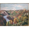 Eugène Alluaud Vue Des Ruines De Crozant Ecole Française 20è Siècle Huile Signée Certificat d’authenticité | Biron Eugène Alluaud Vue Des Ruines De Crozant Ecole Française 20è Siècle Huile Signée