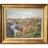 Eugène Alluaud Vue Des Ruines De Crozant Ecole Française 20è Siècle Huile Signée Certificat d’authenticité | Biron Eugène Alluaud Vue Des Ruines De Crozant Ecole Française 20è Siècle Huile Signée