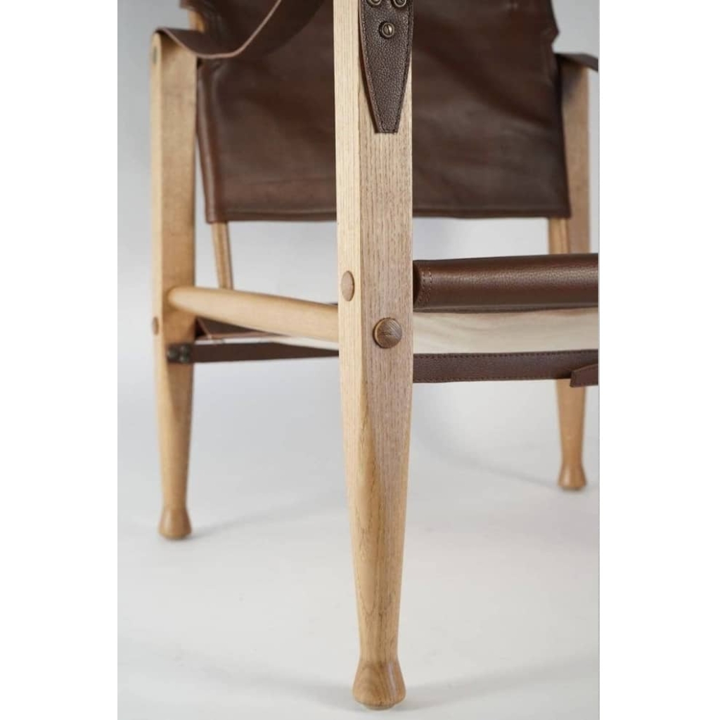 1950 Paire de fauteuils Safari Kaare Klint pour Rud Rasmussen