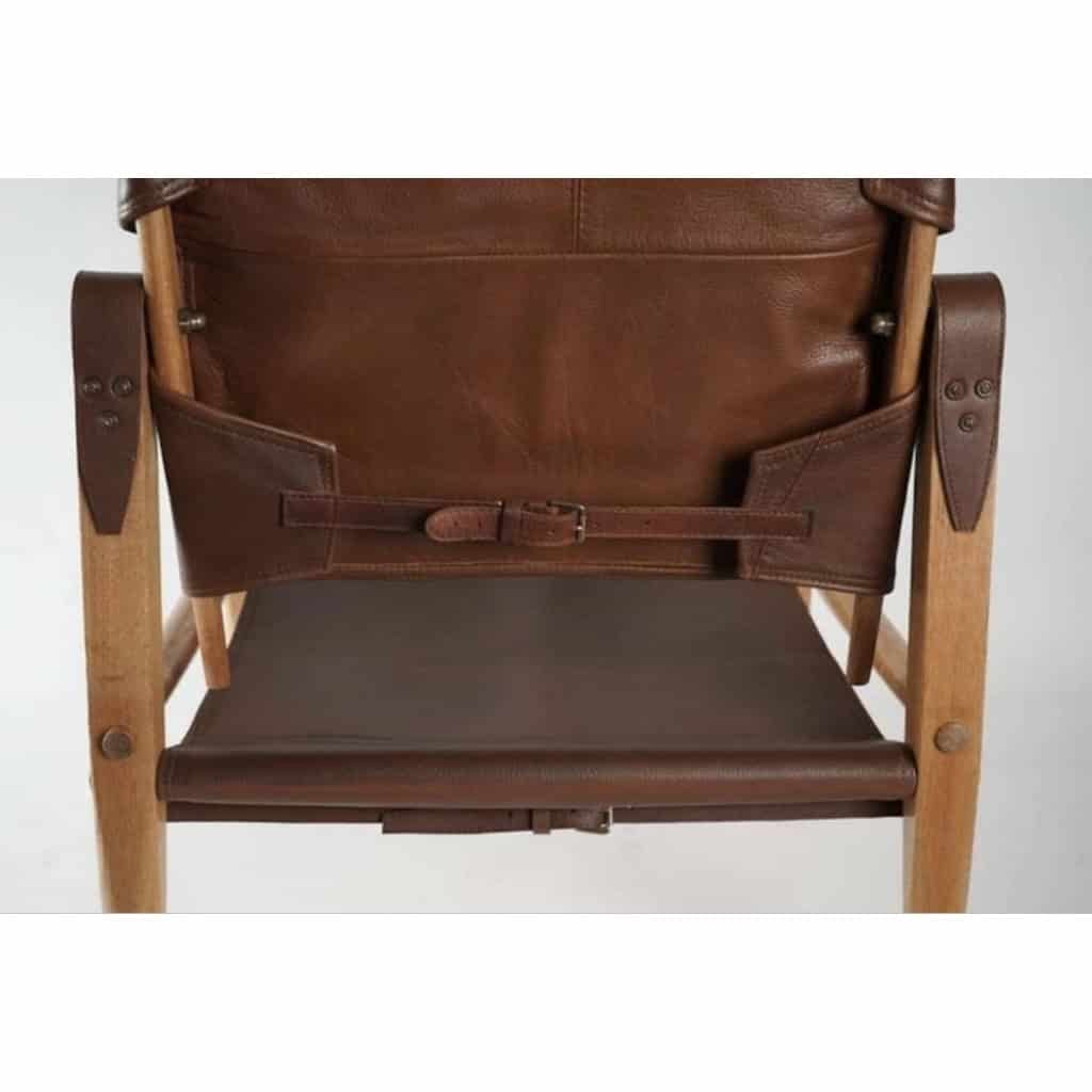 1950 Paire de fauteuils Safari Kaare Klint pour Rud Rasmussen