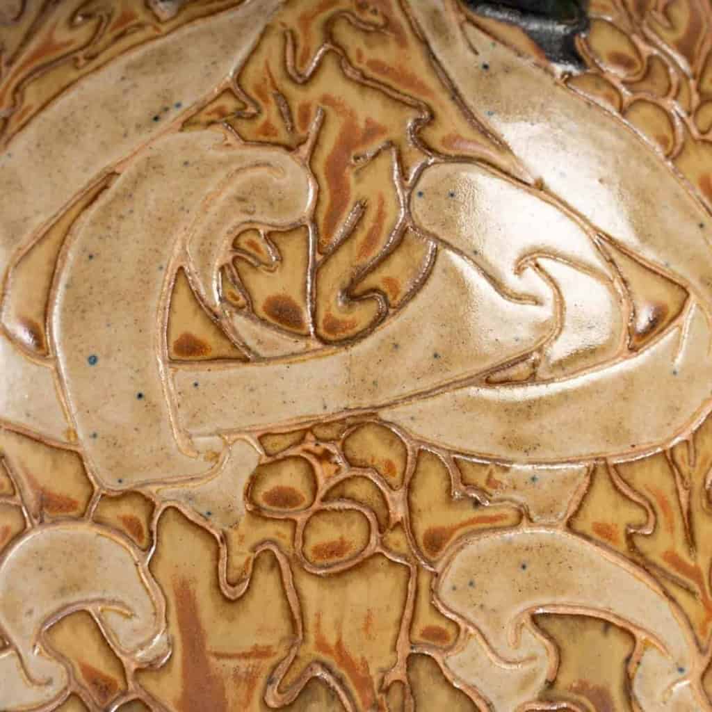 Grand vase en grès de la manufacture HB.Quimper, XXe siècle. | Biron Grand vase en grès de la manufacture HB.Quimper, XXe siècle.