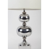 1970 Lampe boule en métal argenté Philippe Barbier | Biron 1970 Lampe boule en métal argenté Philippe Barbier