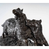 « Chien attaquant un mouton », bronze signée Isidore Bonheur, XIXème siècle | Biron "Chien attaquant un mouton", bronze signée Isidore Bonheur, XIXème siècle