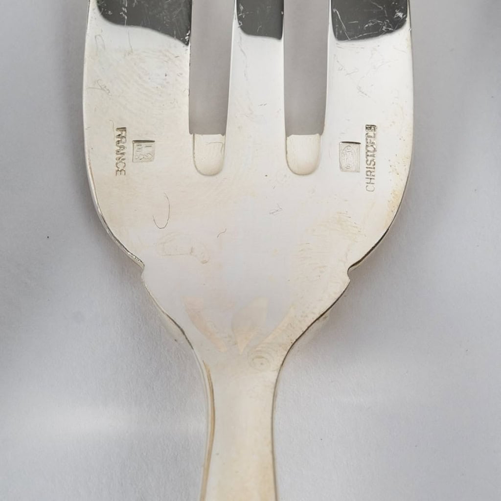 CHRISTOFLE : Ménagère « Talisman » laque de chine « Sienne » 81 pièces | Biron CHRISTOFLE : Ménagère « Talisman » laque de chine « Sienne » 81 pièces