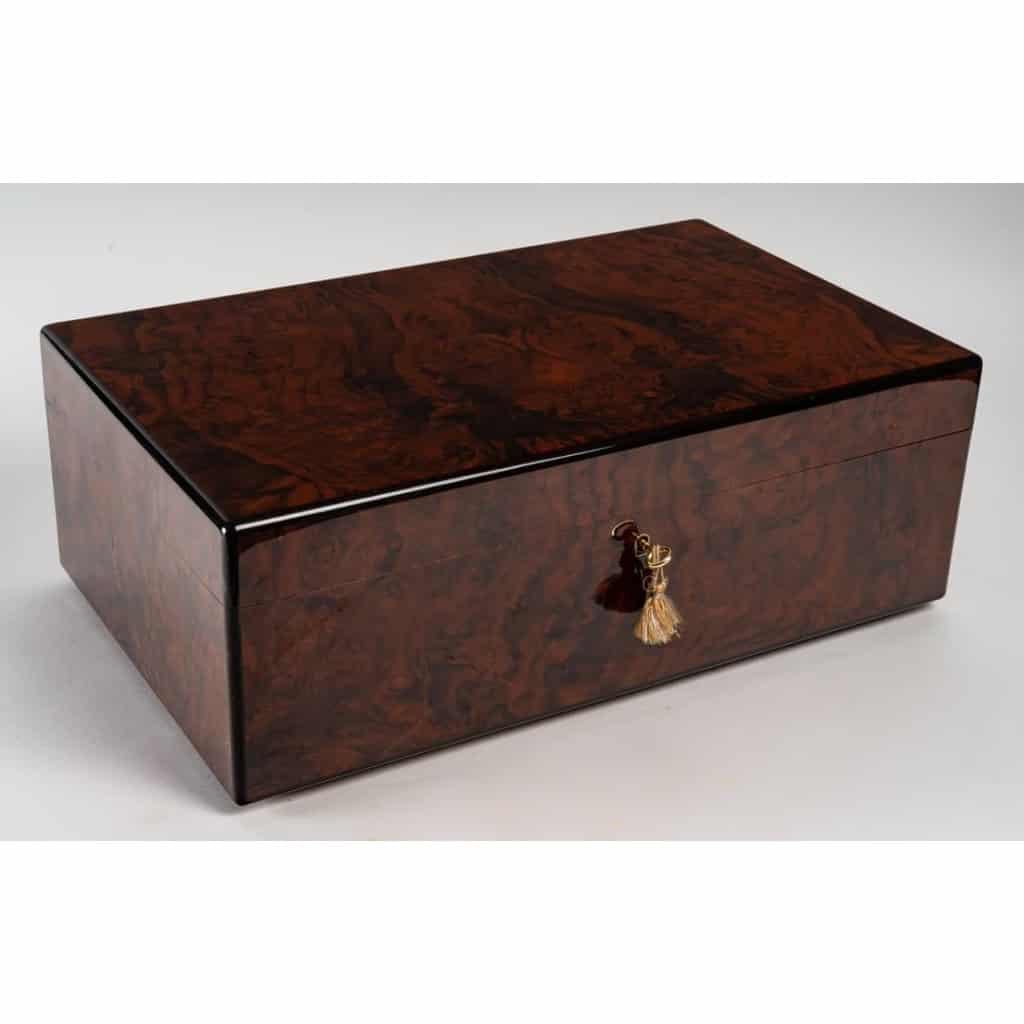 CHRISTOFLE : Ménagère « Talisman » laque de chine « Sienne » 81 pièces | Biron CHRISTOFLE : Ménagère « Talisman » laque de chine « Sienne » 81 pièces