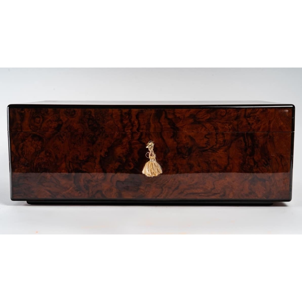 CHRISTOFLE : Ménagère « Talisman » laque de chine « Sienne » 81 pièces | Biron CHRISTOFLE : Ménagère « Talisman » laque de chine « Sienne » 81 pièces