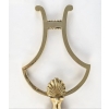 1960, Paire d’Appliques « Lyre » Maison Honoré | Biron 1960, Paire d'Appliques "Lyre" Maison Honoré