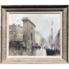 Herve Jules Tableau Impressionniste 20è Paris Porte St Martin Grands Boulevards huile toile signée Certificat d’authenticité | Biron Herve Jules Tableau Impressionniste 20è Paris Porte St Martin Grands Boulevards huile toile signée