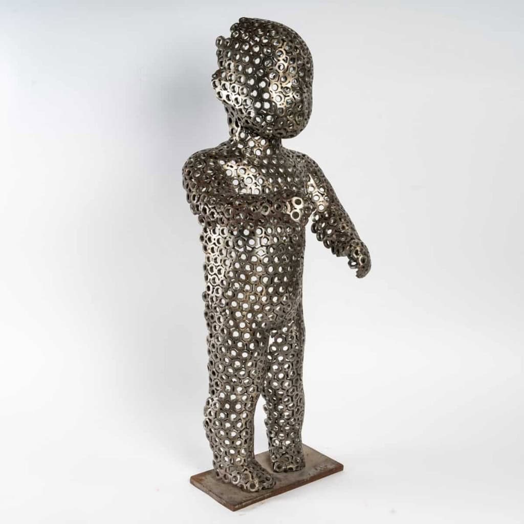Sculpture en boulon d’un enfant | Biron Sculpture en boulon d'un enfant