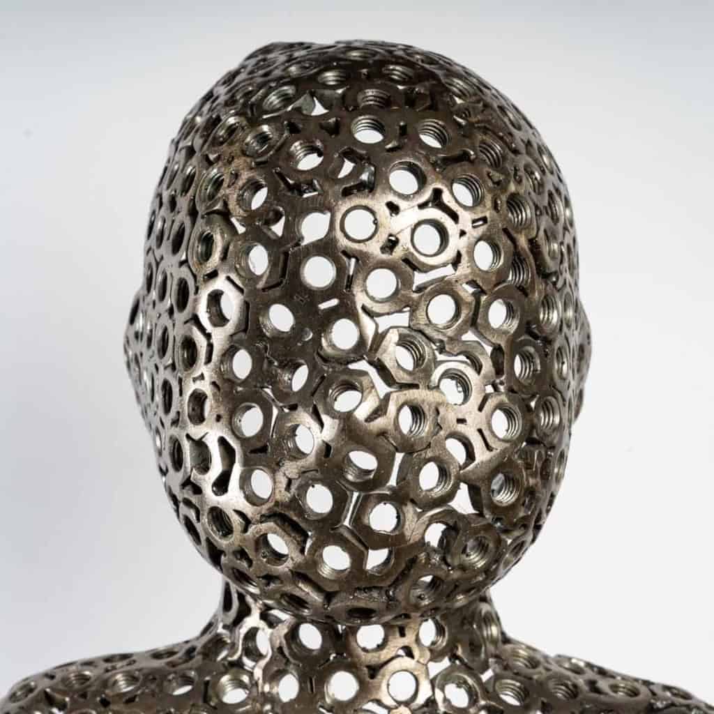 Sculpture en boulon d’un enfant | Biron Sculpture en boulon d'un enfant