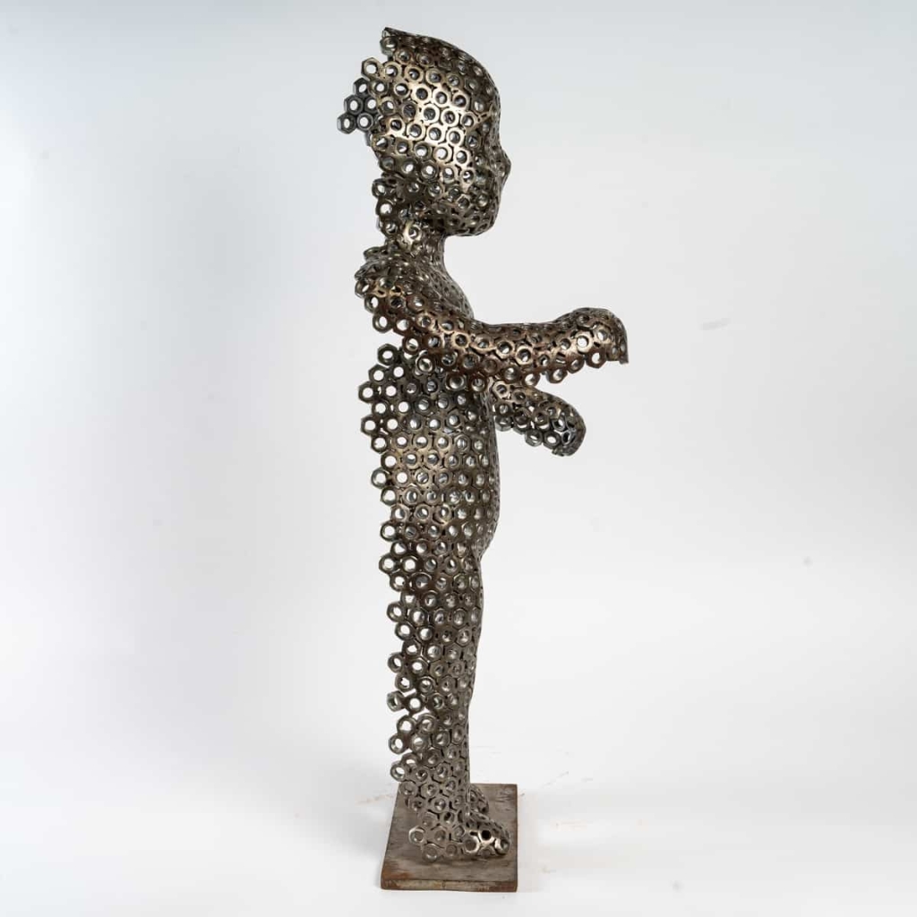 Sculpture en boulon d’un enfant | Biron Sculpture en boulon d'un enfant