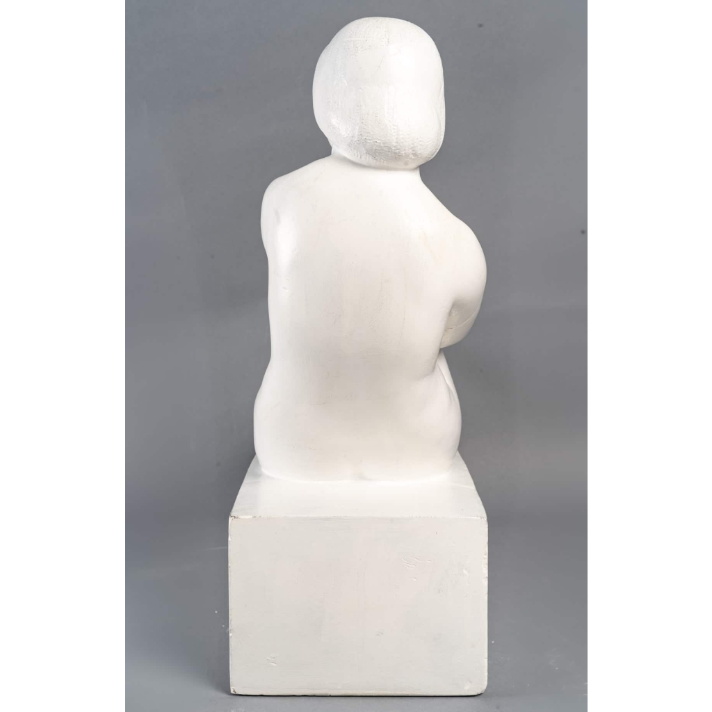 Sculpture en plâtre des années 40 6