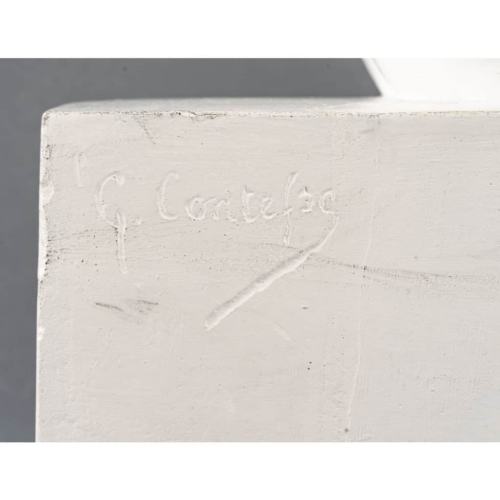 Sculpture en plâtre des années 40 8