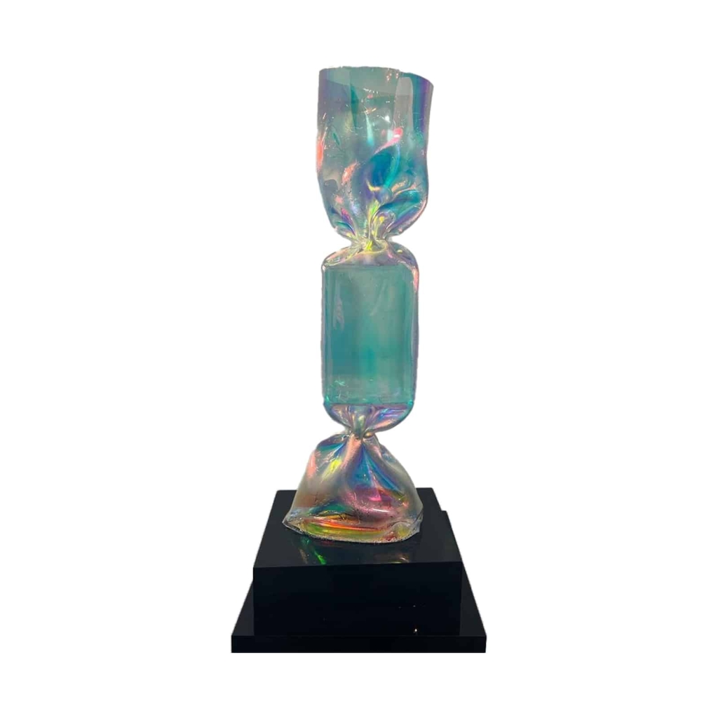 Laurence JENKELL : “JENK” Wrapping Bonbon Irise Radiant | Biron ||||||||||||||