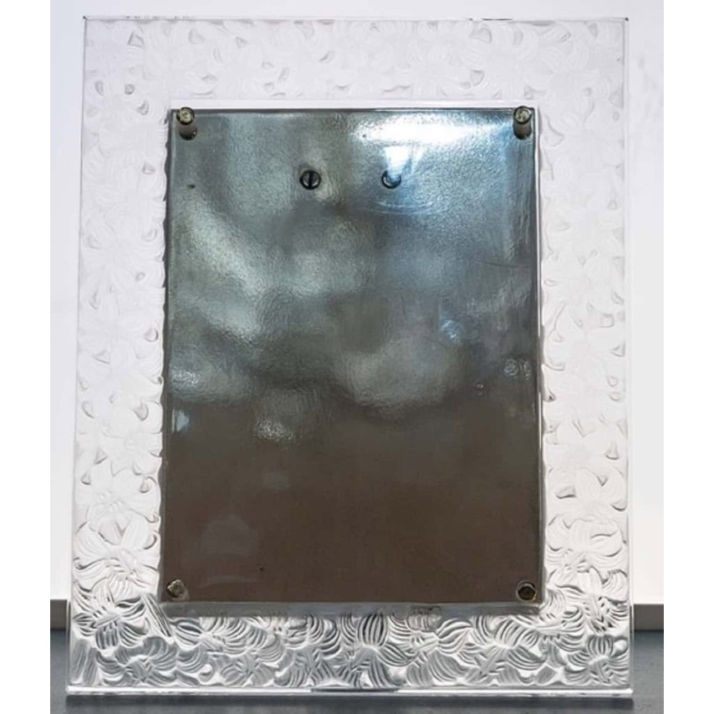 Cristal Lalique : Cadre LYS | Biron Cristal Lalique : Cadre LYS