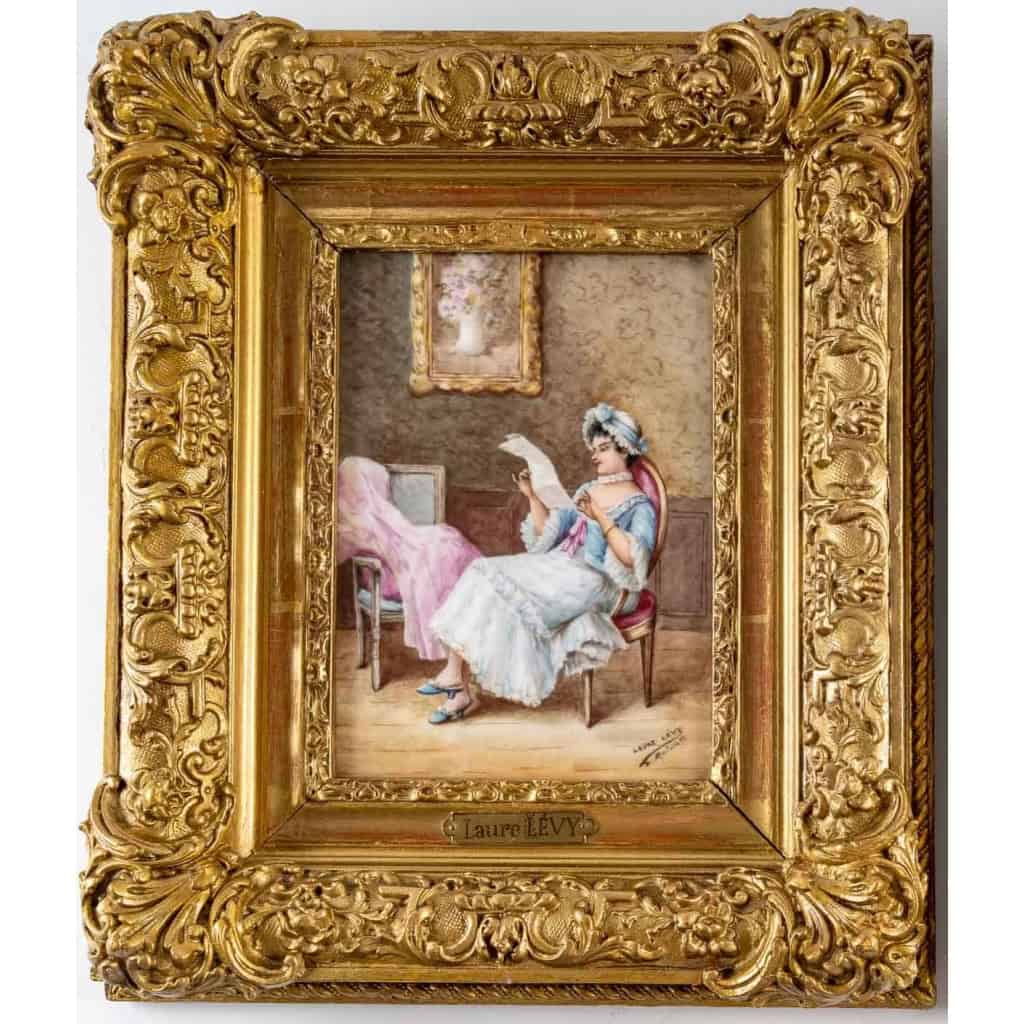 Plaque en porcelaine Laura Levy | Biron ||||||